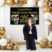 2026年 ゴールド スケッチ 4枚 写真 卒業お祝いパーティー 横断幕