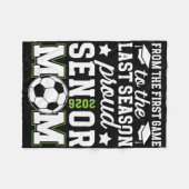 2026年 サッカー引退試合 母 サッカーママ フリースブランケット (正面(横))