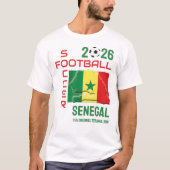 2026年 サッカー セネガル ファン Tシャツ (正面)