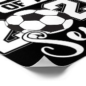 2026年 サッカー 高校卒業おめでとう おば  ポスター (角)