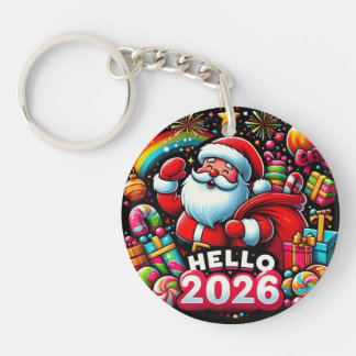 2026年 サンタクロース クリスマス カスタム 年末年始 お祝い キーホルダー