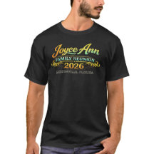2026年 ジョイス・アン ファミリー・リユニオン Tシャツ