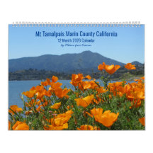 2026年 タマルパイス山 カリフォルニア カレンダー II