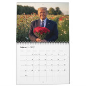 2026年 ドナルド・J・トランプ大統領 AI幻想写真 カレンダー (2月 2027)