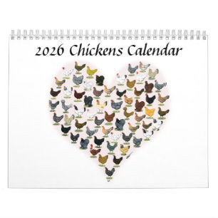 2026年 ニワトリ カレンダー