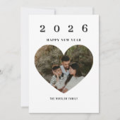 2026年　ハッピー・ニュー・イヤー　ワン・フォト・ファミリー・カード シーズンカード (正面)