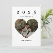 2026年　ハッピー・ニュー・イヤー　ワン・フォト・ファミリー・カード シーズンカード (スタンド正面)
