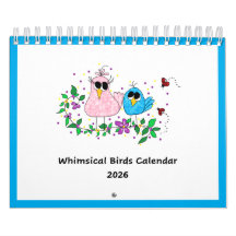 2026年 ファンタジーな鳥カレンダー . . .