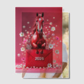 2026年 ベラム紙招待状 (オフセット (カップル))