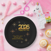 2026年 ペーパー プレート 平和と喜び (パーティー)