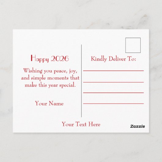 2026年 ポストカード (裏面)