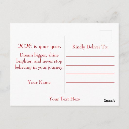 2026年 ポストカード (裏面)