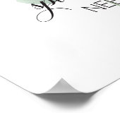 2026年 ユカリストの葉とマタイによる福音書5章3節の文言 ポスター (角)