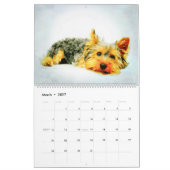 2026年 ヨークシャテリア 犬好き 飼い主 ヨーキーママ カレンダー (3月 2027)