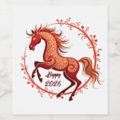 2026年 ワインラベル (シングルラベル)