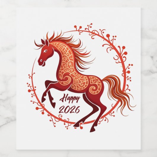 2026年 ワインラベル (シングルラベル)