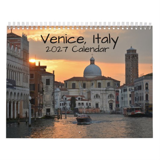 2026年 ヴェネツィア イタリア カレンダー (カバー)