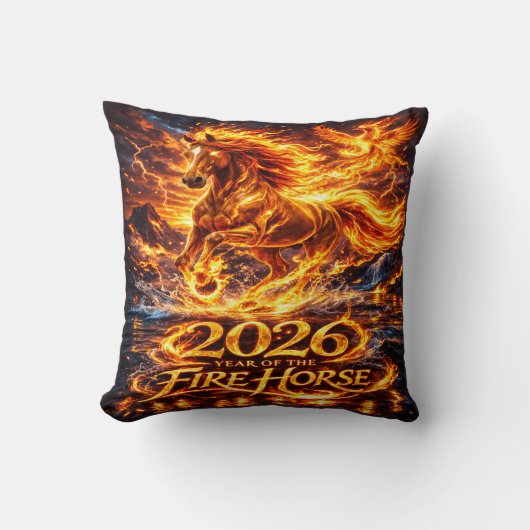 2026年 丙午 クッション (正面)