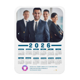 2026年 企業用 写真カレンダー ビジネス ホリデー マグネット
