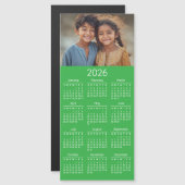 2026年 写真カレンダー キッズ 家庭のポートレート (正面/裏面)