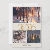 2026年 冬の新年の写真カード シーズンカード (正面)