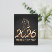 2026年 午年 中国の壁掛けカレンダー シーズンポストカード (スタンド正面)
