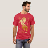 2026年 午年 - 中国の旧正月 十二支 Tシャツ (正面フル)