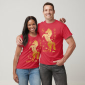 2026年 午年 - 中国の旧正月 十二支 Tシャツ (ユニセックス)