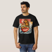 2026年 午年 旧正月 ラーメン Tシャツ (正面フル)