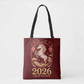 2026年 午年 春節 壁掛けトートバッグ トートバッグ (正面)