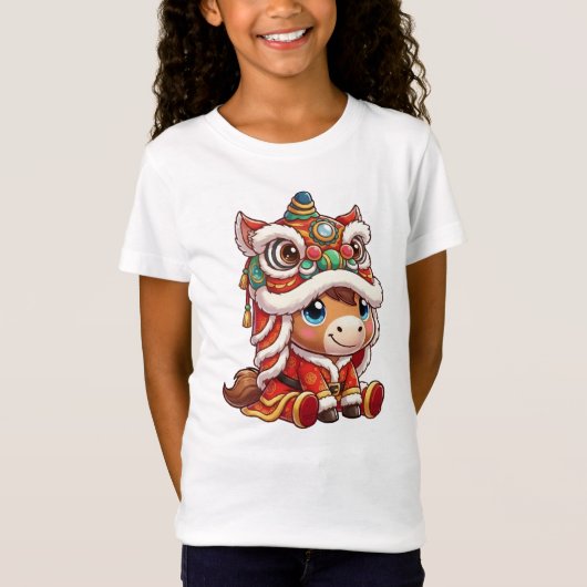 2026年 午年 辰年 馬の干支 Tシャツ (正面)