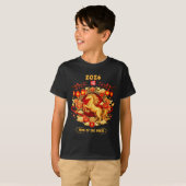 2026年 午年 辰年 馬 中国の干支 アート Tシャツ (正面フル)