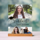 2026年 卒業写真 卒業台本 記念品 ギフト アクリルサイン (ニュートラル)