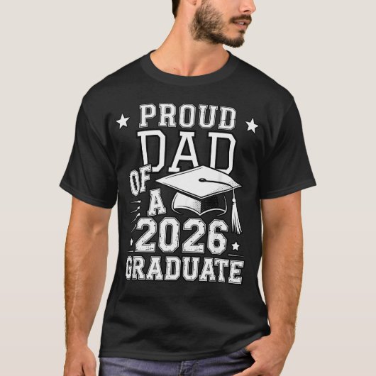 2026年 卒業 卒園 お父さん 卒業式 ギフト Tシャツ (正面)