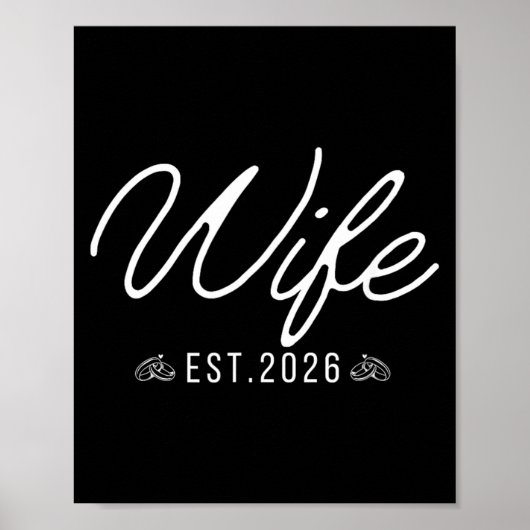 2026年 妻 夫婦 結婚式 婚約 ポスター (正面)