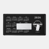 2026年 宣伝用ビジネス ロゴ デスクマット (キーボード&マウス)