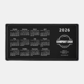 2026年 宣伝用ビジネス ロゴ デスクマット (正面)
