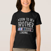 2026年 新しいお兄ちゃん Loading 妊娠 トライブレンドＴシャツ (正面)