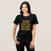 2026年 新しい恵み 新しい賛美 Tシャツ (正面全面)