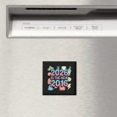 2026年 新作 2016年 レトロ ノスタルジー イラスト マグネット (インサイチュ (食洗機))