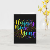 2026年 新年おめでとう 面白い 家族 友達 新年E カード (黄色い花)