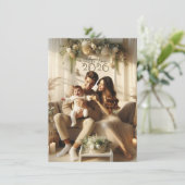 2026年 新年のお祝いカード | 家族カード シーズンカード (スタンド正面)