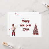 2026年 新年のカード カード (正面/裏面インサイチュ)