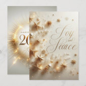 2026年 新年の挨拶カード | エレガント シーズンカード (正面/裏面)