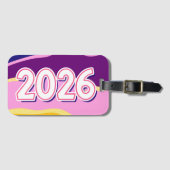 2026年 旅行イヤー ラゲッジタグ (正面横)