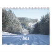 2026年 景観 野生の風景 カレンダー (カバー)