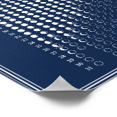 2026年 月相 ルナーサイクル カレンダー ミニマリスト ポスター (角)