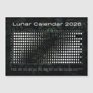 2026年 月齢カレンダー 月の満ち欠けチャート