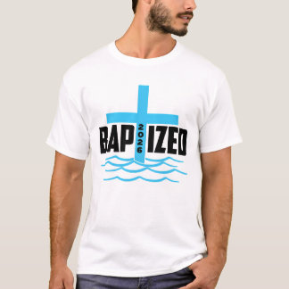 2026年 洗礼 クリスチャン 十字架 水 バプテスト Tシャツ