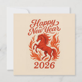 2026年 炎の馬の新年おめでとう シーズンカード